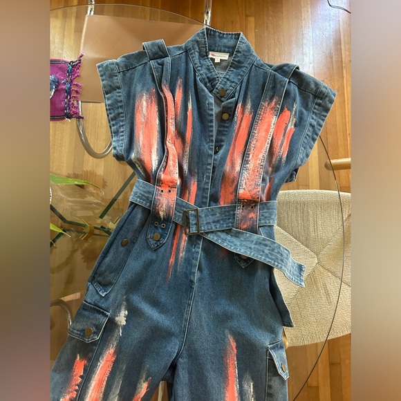 L’atiste Jeans Bodysuit - Painted - Picture 4 of 8